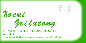 noemi grifatong business card